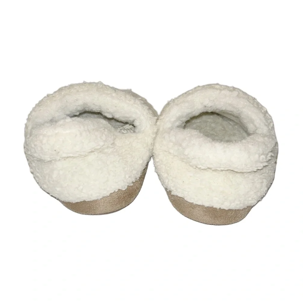 LUCKY BRAND Baby Sherpa Slippers Size 5-6
